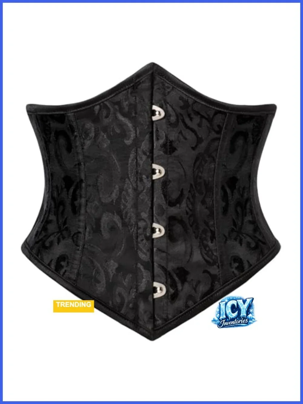 Women's Corset Belt Wide Waistband Fishbone Lace Up Renaissance Waist Cincher